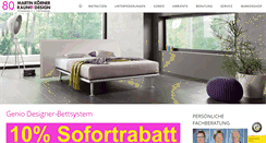 Desktop Screenshot of genio-bettsystem.de